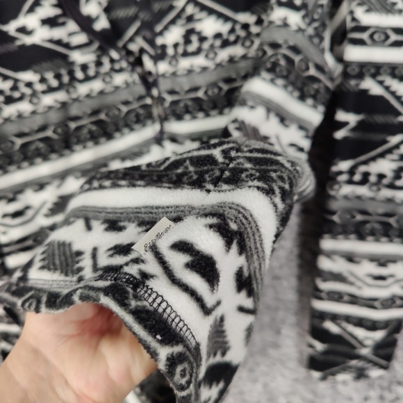 Eddie Bauer Fleece Pullover Aztec Southwestern Quarter Zip Cozy Comfy Womens XXL - Picture 8 of 10